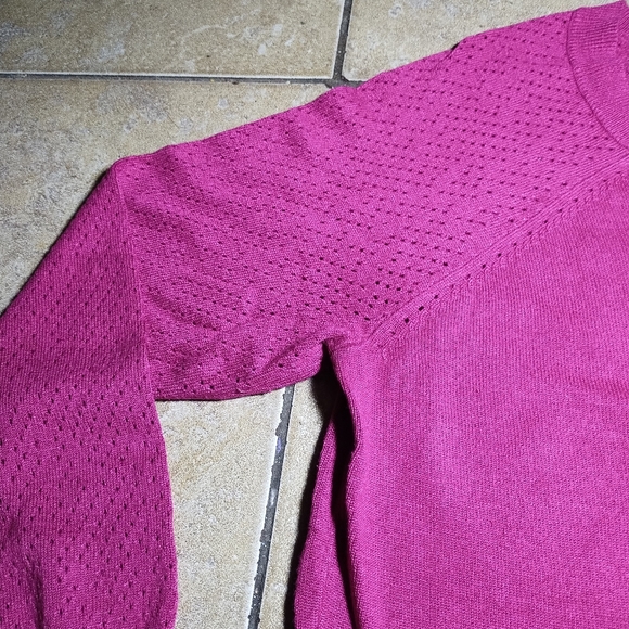 Reitmans Fushia Pink Knit Sweater Size XLP - Picture 7 of 11